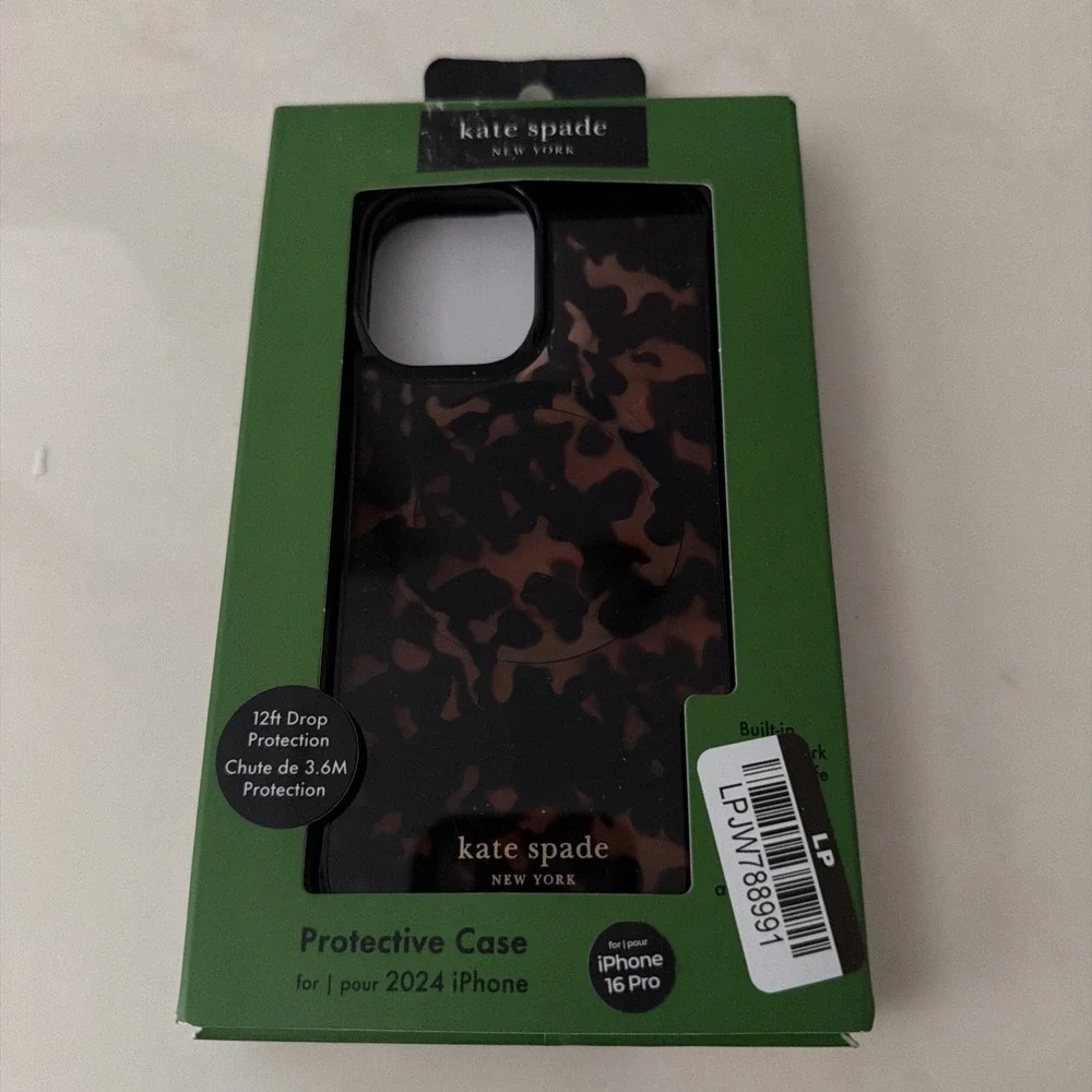 Kate Spade New York Magsafe Protective Case Apple iPhone 16 PRO Tortoise Shell